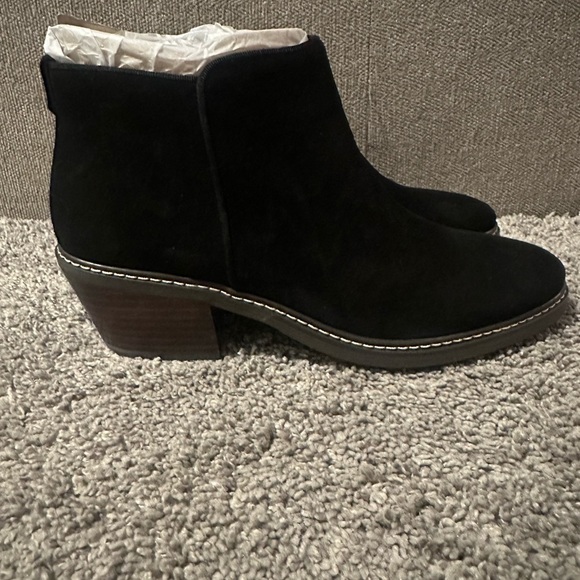 Sam Edelman‎ Pryce Black Suede Booties Size 7 - Picture 1 of 7